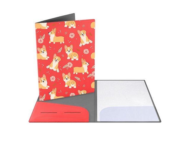 Папка для документов с возможностью полноцветной УФ-печати, софт-тач thumbnail