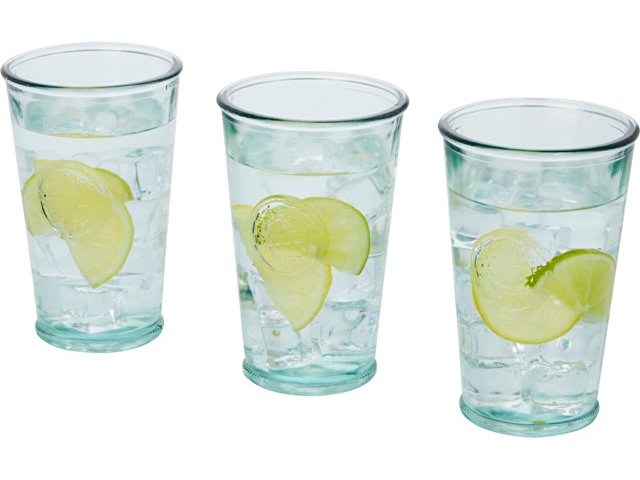 Набор из 3 предметов «Copa» из переработанного стекла