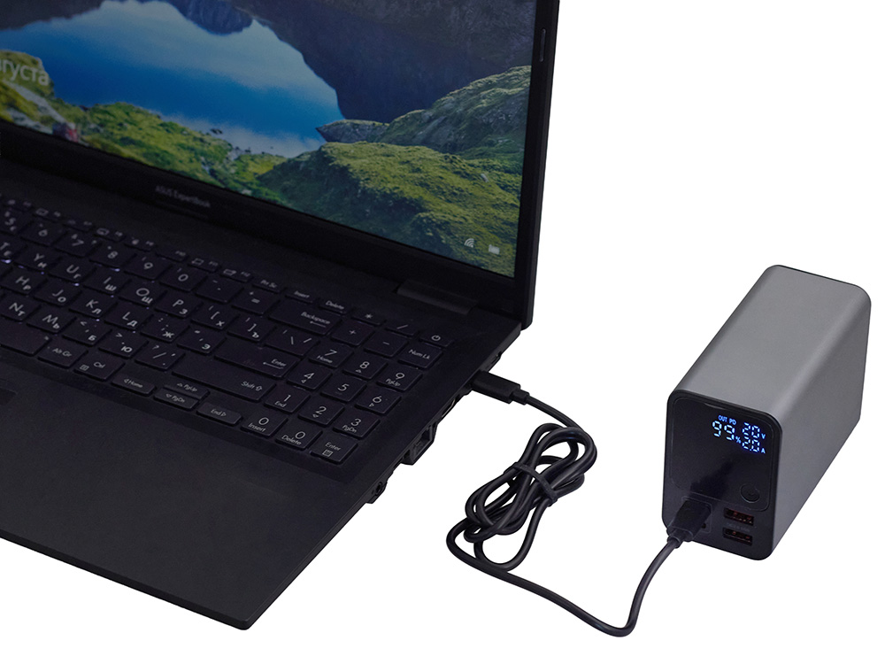 Внешний аккумулятор для ноутбуков «EpIQ», 100 Вт, 30000 mAh фото 11 Внешний аккумулятор для ноутбуков «EpIQ», 100 Вт, 30000 mAh фото 11