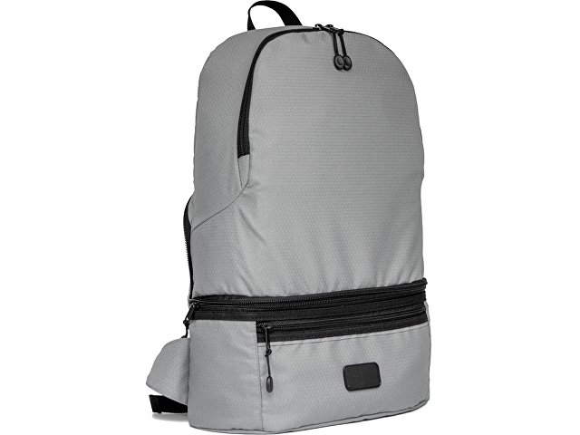 Рюкзак-трансформер 2-в-1 «Athletica» водостойкий с поясной сумкой из переработанного пластика  thumbnail