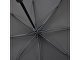 Зонт трость мужской TORBER, полуавтомат, черный, каркас файбергласс, эпонж, пластиковая ручка, диаметр 120 см
