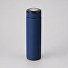 Вакуумный термос "Vacuum Flask C1", soft touch, 420мл, темно-синий