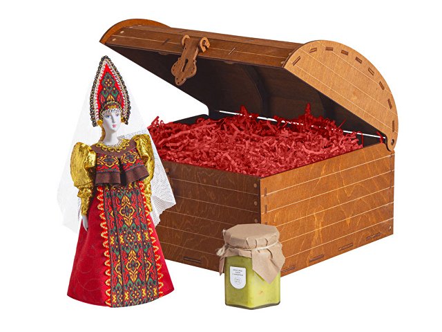 Подарочный набор: кукла фарфоровая, крем-мёд с лаймом и имбирем thumbnail