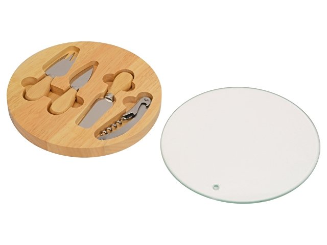 Набор для сыра и вина со стеклянной крышкой «Rendezvous» thumbnail