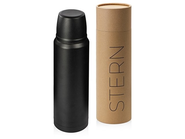 Вакуумный термос с медной изоляцией «Stern», крафтовый тубус, 1000 мл thumbnail