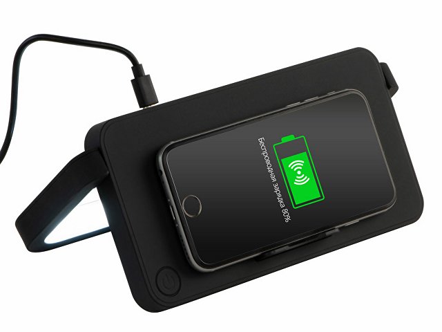 Беспроводная зарядка с лампой и подставкой «Robo», 10 Вт thumbnail