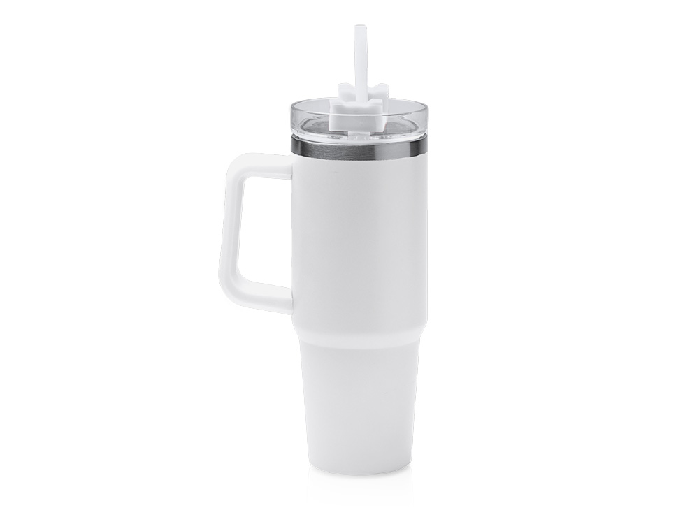 Термокружка «Крэнстон» с трубочкой и поворотной крышкой, 850 мл