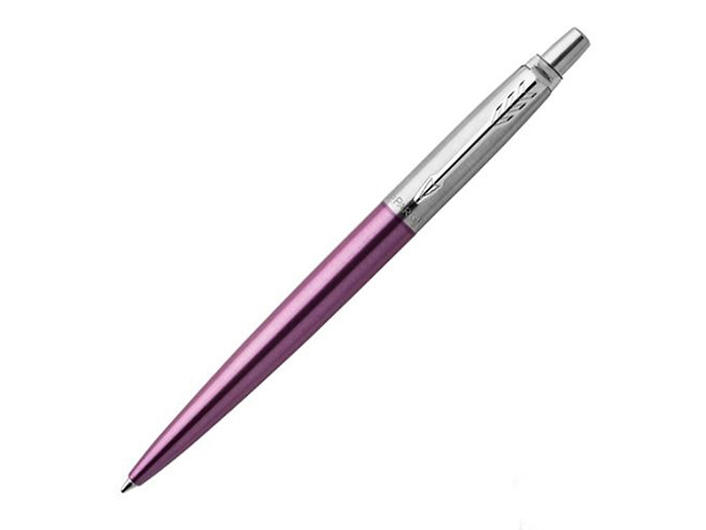 Шариковая ручка Parker Jotter Essential, Victoria Violet CT, фиолетовый/серебристый