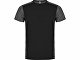 Спортивная футболка "Zolder" детская, черный/черный меланж
