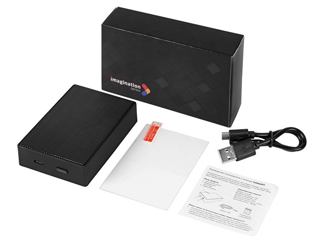 Портативная колонка «Concept» с закаленным стеклом thumbnail