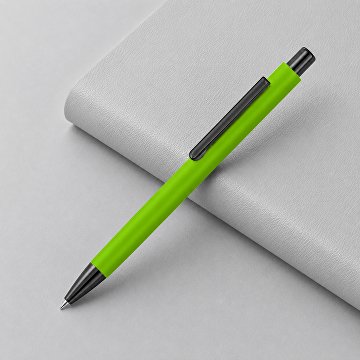 Металлическая шариковая ручка «Ellipse gum» soft touch с зеркальной гравировкой