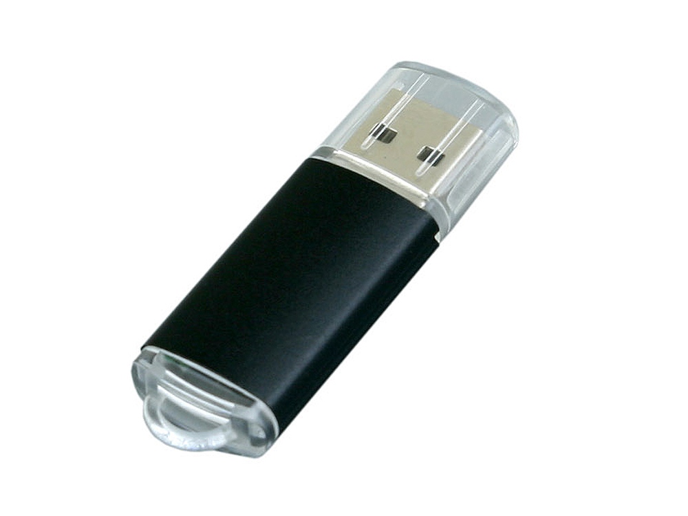 USB 2.0- флешка на 64 Гб с прозрачным колпачком