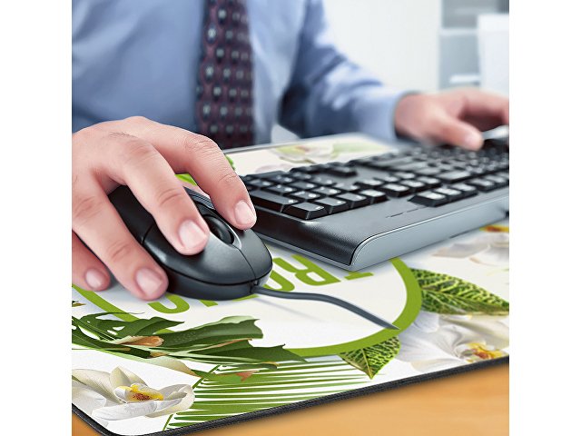 Настольный коврик для мышки и клавиатуры с возможностью полноцветной печати thumbnail