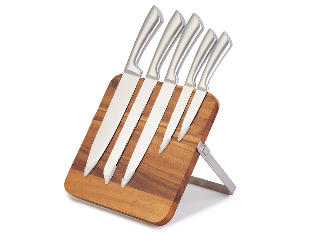 Набор ножей на магнитной подставке «Терон» фото 3 Набор ножей на магнитной подставке «Терон» фото 3