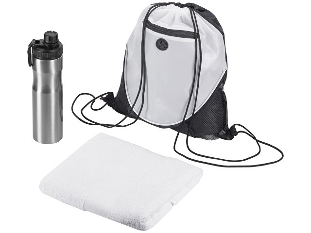 Спортивный набор со стальной бутылкой и полотенцем «Advanced» thumbnail