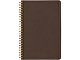 Бизнес тетрадь на гребне А5 "Pragmatic", 60 листов в клетку, темно-коричневый