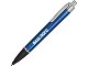 Ручка пластиковая шариковая «Glow» с подсветкой, синий/серебристый/черный