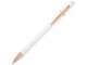 Nanna шариковая ручка с отделкой из розового золота - Белый (черные чернила)