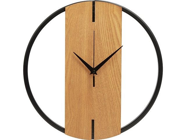 Деревянные часы с металлическим ободом «Time Wheel» thumbnail