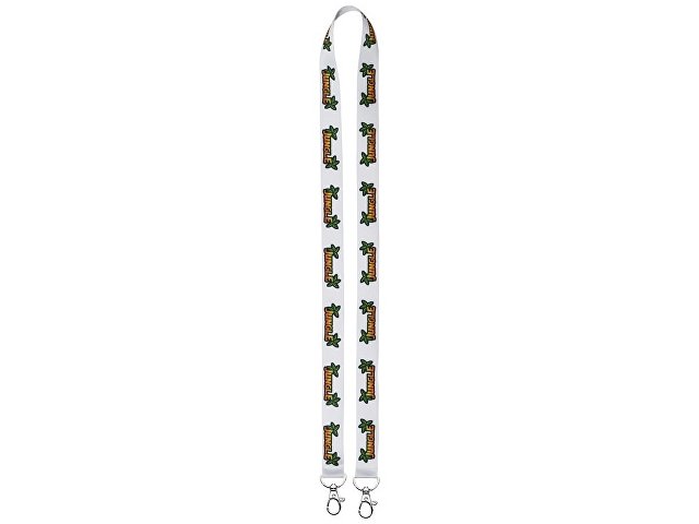 Ланъярд под сублимацию с 2-мя карабинами