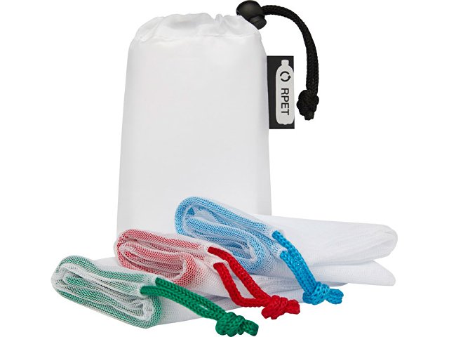 Набор сетчатых сумок «Trio» из вторичного ПЭТ thumbnail