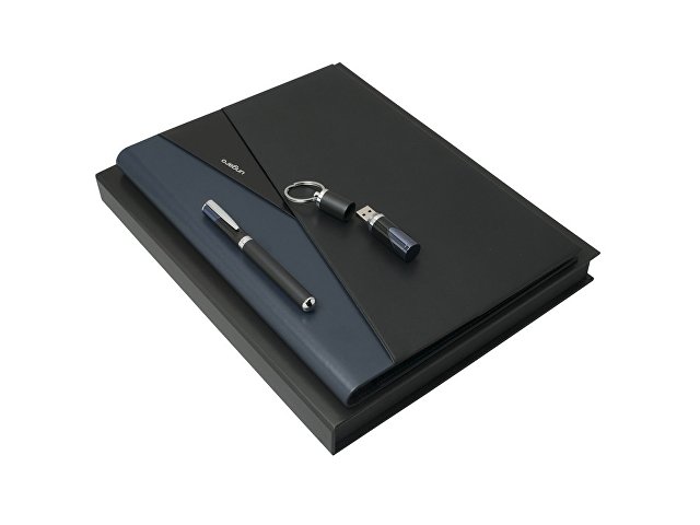 Подарочный набор Lapo: папка А4, USB-флешка на 16 Гб, ручка ролл