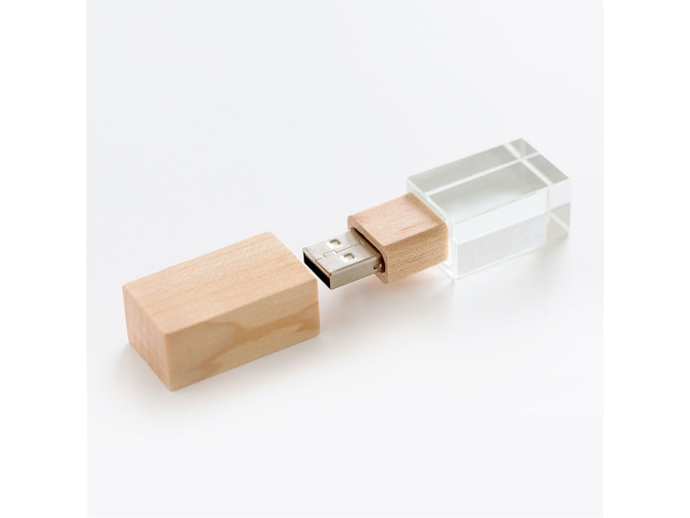 USB 2.0- флешка на 8 Гб кристалл дерево USB 2.0- флешка на 8 Гб кристалл дерево