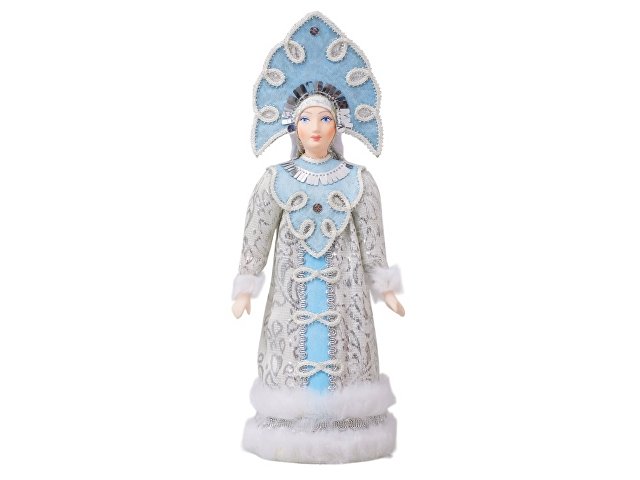 Подарочный набор: кукла фарфоровая, плед флисовый thumbnail