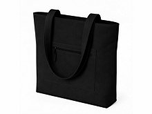 Сумка на молнии Zipper Neo из хлопка 280 г c карманом на молнии спереди