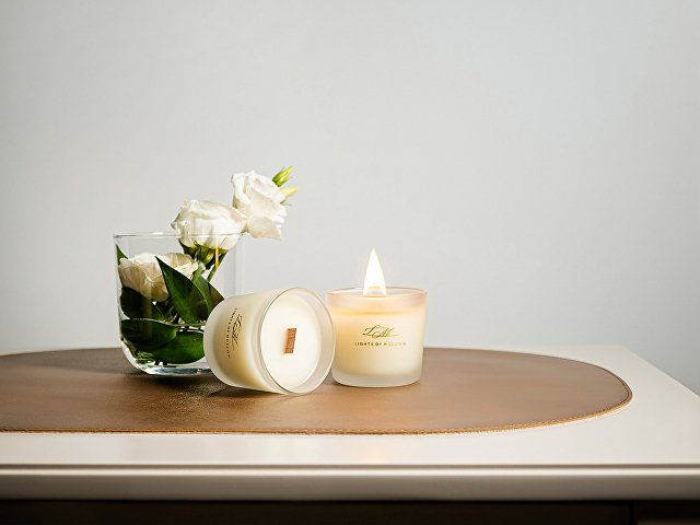 Набор для создания 2-х ароматических свечей: амбра и табак/маракуйя, сандал и пачули thumbnail