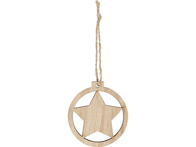 Деревянная подвеска «Natall» в форме звезды thumbnail