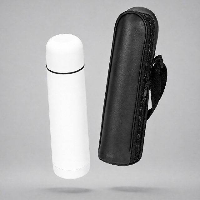 Термос «Ямал Soft Touch» с чехлом
