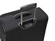 Чемодан TORBER НЕРО, чёрный, переработанный ПЭТ, 48 х 28 х 79 см, 90 л