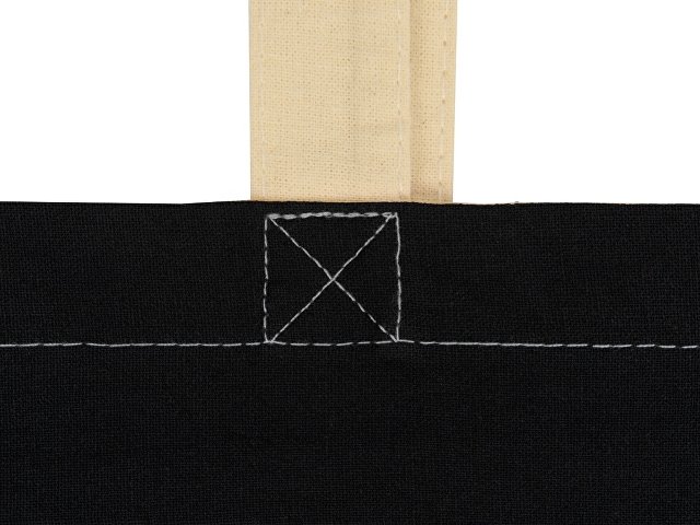 Сумка для шопинга «Twin» двухцветная из хлопка, 180 г/м2 thumbnail