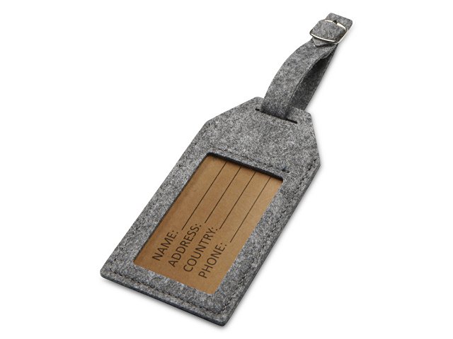 Багажная бирка из RPET-фетра «Tie» thumbnail