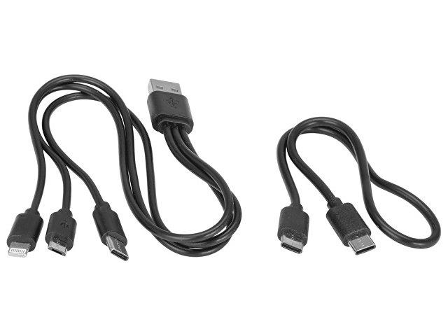 Внешний аккумулятор «Mild Pro» c быстрой зарядкой QC/PD, металлик soft-touch, 20 000 mAh thumbnail