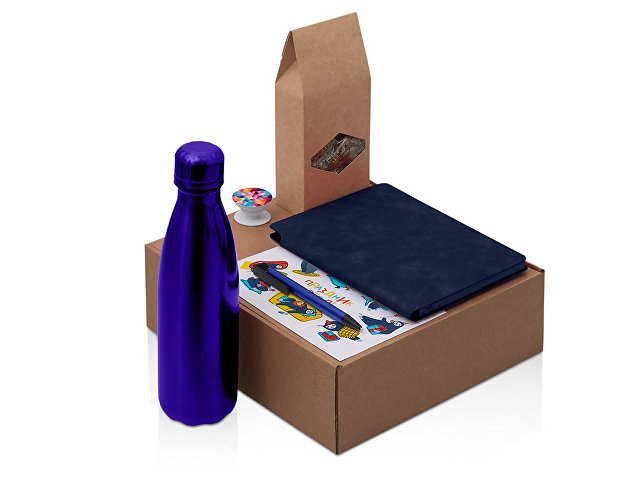 Набор «Teanote» с термобутылкой, блокнотом, ручкой и чаем thumbnail