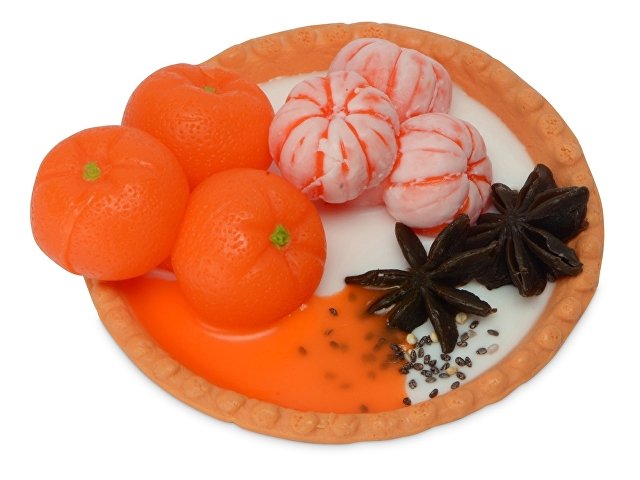 Мыло ручной работы «Тарталетка с мандаринами» thumbnail