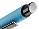 Металлическая шариковая ручка soft touch "Ellipse gum", голубой