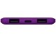 Портативное зарядное устройство «Reserve» с USB Type-C, 5000 mAh, фиолетовый