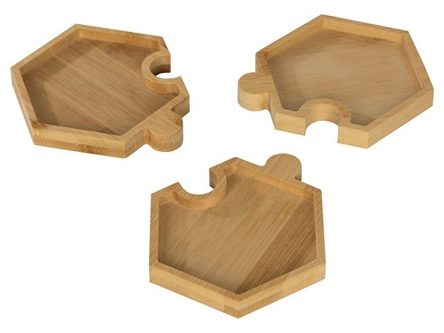 Набор костеров-менажниц в форме пазла «Sota» thumbnail