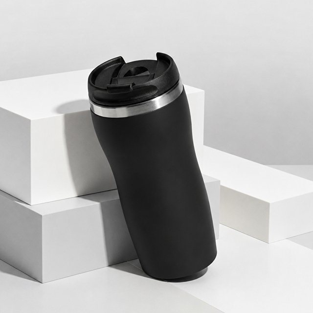 Термокружка «Double wall mug С1» soft-touch, 350 мл