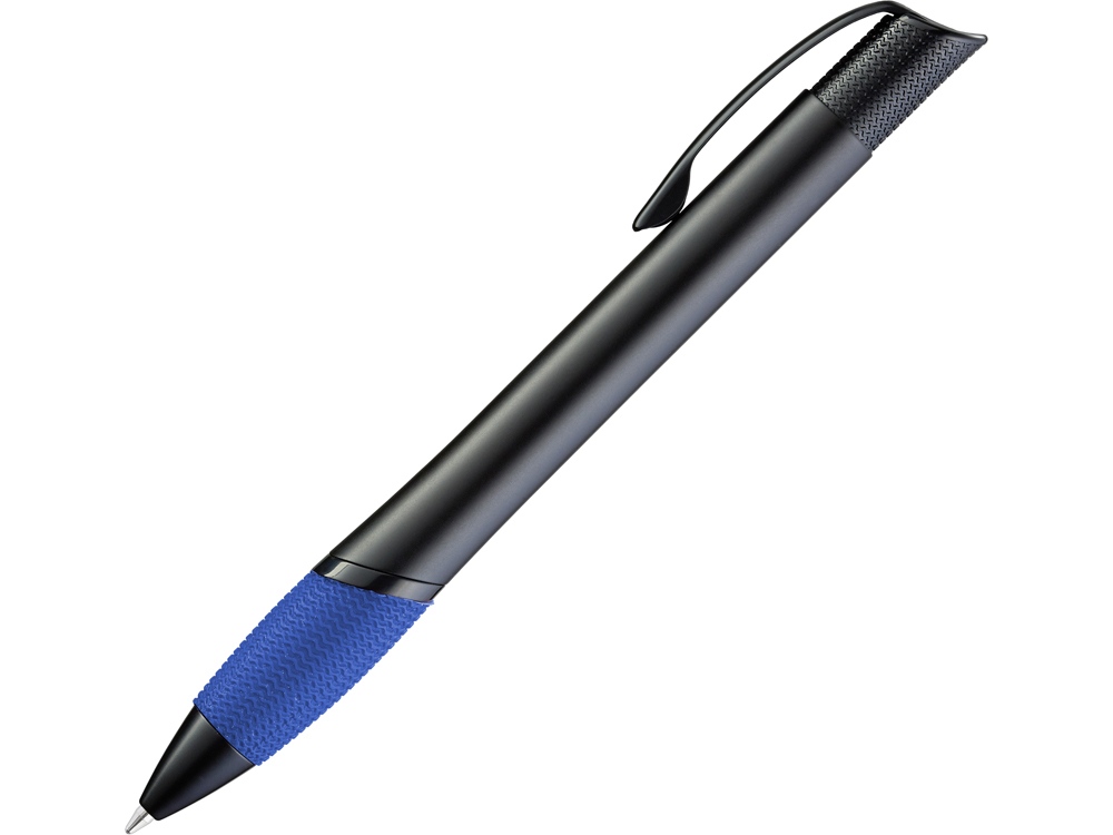 Ручка шариковая металлическая OPERA, синий/черный
