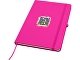 Блокнот Spectrum Plus формата A5 в твердой обложке - Розовый