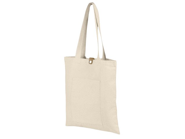 Cумка «Clip» из хлопка 340 г/м2 с застежкой из экокожи thumbnail