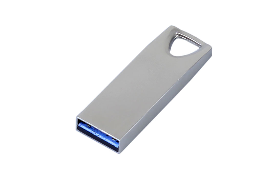 USB 2.0-флешка на 4 Гб с мини чипом и отверстием для цепочки