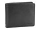 Портмоне BUGATTI Primo, чёрное, натуральная воловья кожа, 11,5х2х9,5 см