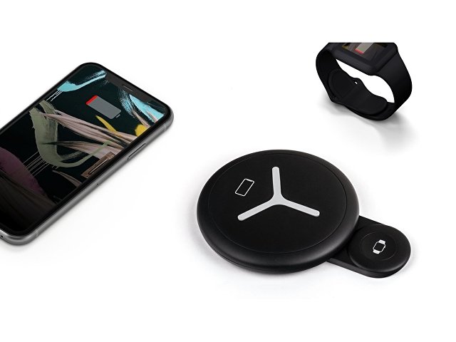 Беспроводное зарядное устройcтво «NEO Qwatch» для часов и смартфона thumbnail