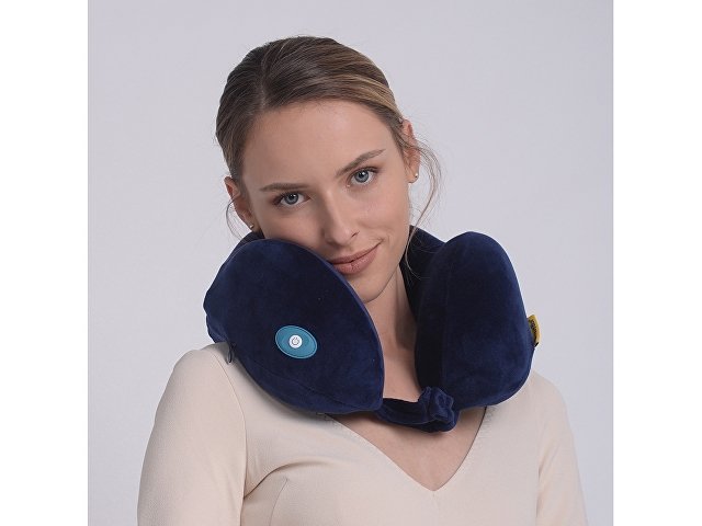 Подушка для путешествий со встроенным массажером «Massage Tranquility Pillow»