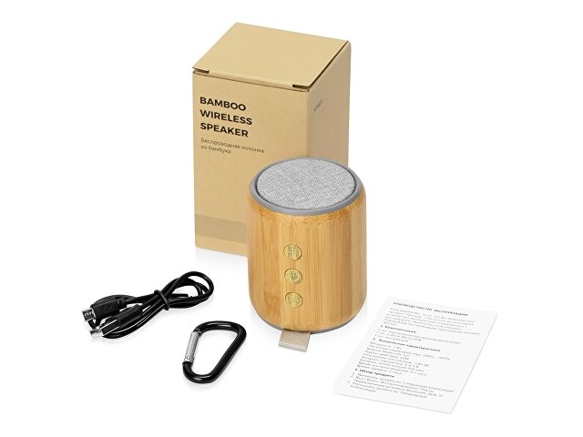 Портативная колонка из бамбука «Bongo» thumbnail